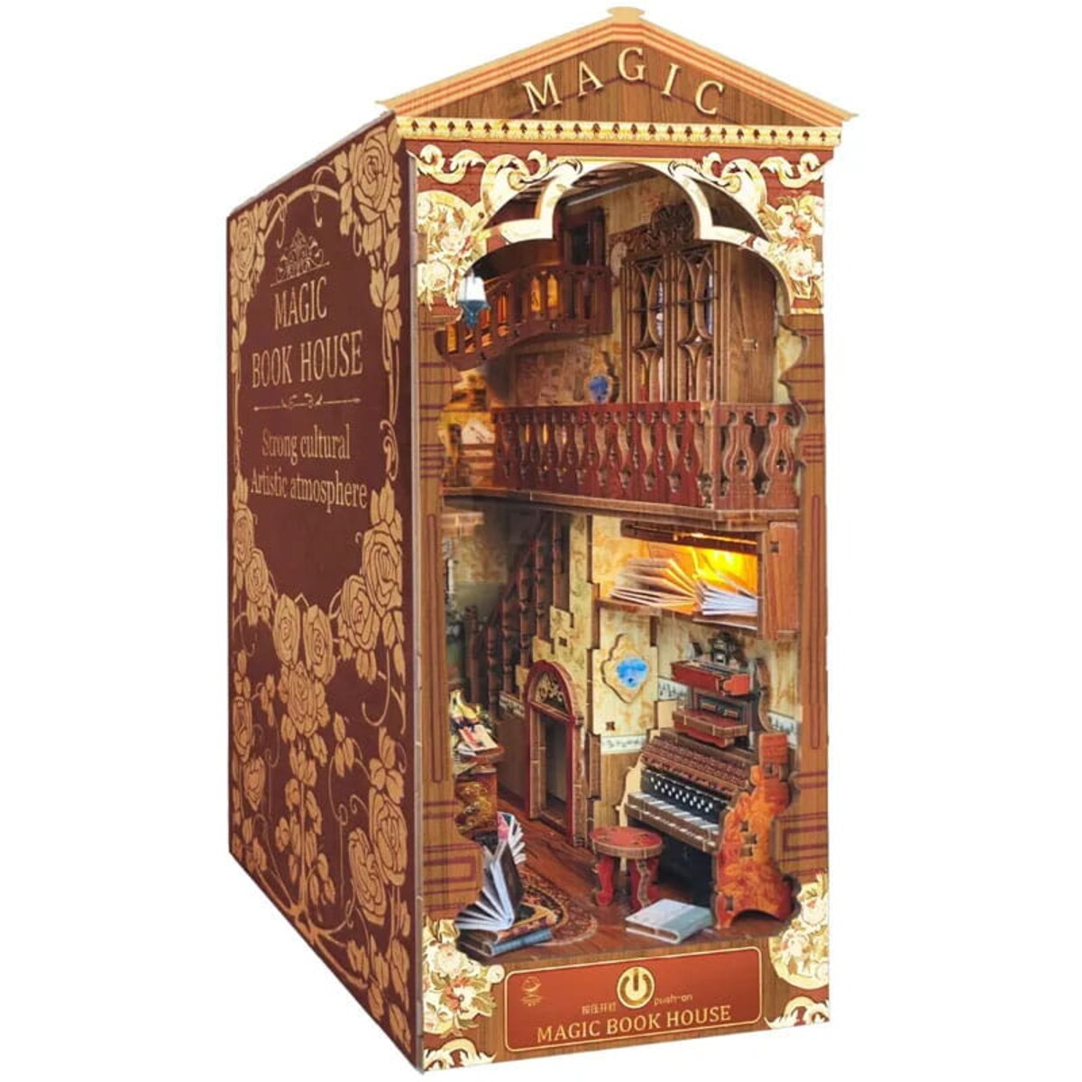 Miniaturowy domek Book Nook - Dziedzictwo czarodziejów - Joincon