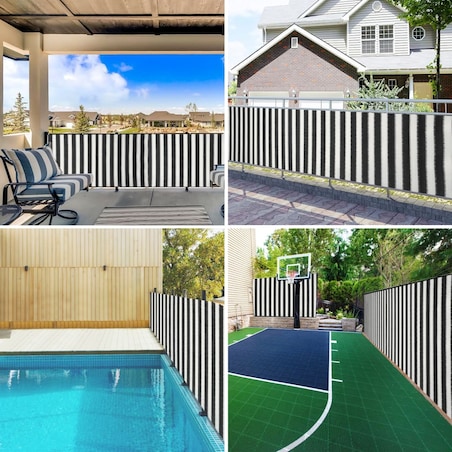 vidaXL Siatka cieniująca, antracytowo-biała, 1,2x25 m, HDPE, 75 g/m²