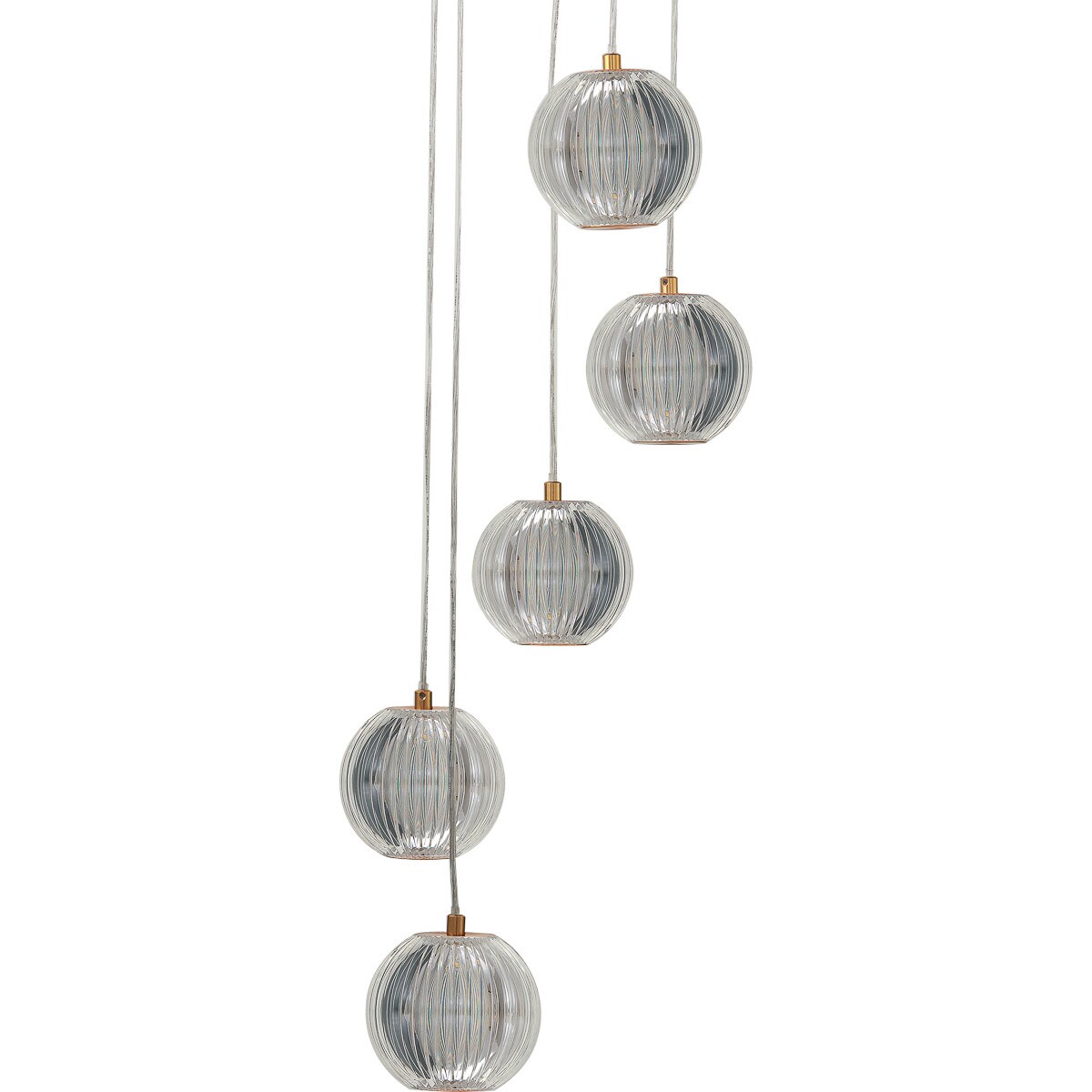 Lampa sufitowa wisząca Light Prestige Brillant złoty LED CCT 3000K/4000K/6000K (regulowana) 1 szt.