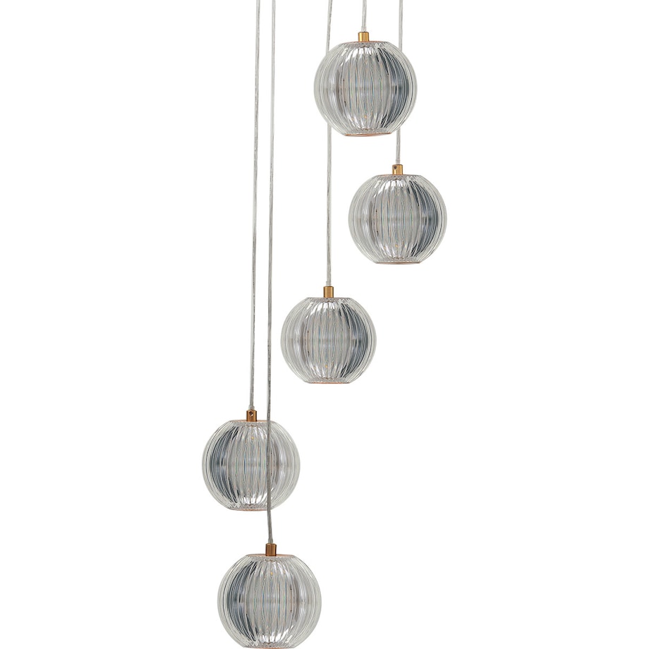 Lampa sufitowa wisząca Light Prestige Brillant złoty LED CCT 3000K/4000K/6000K (regulowana) 1 szt.