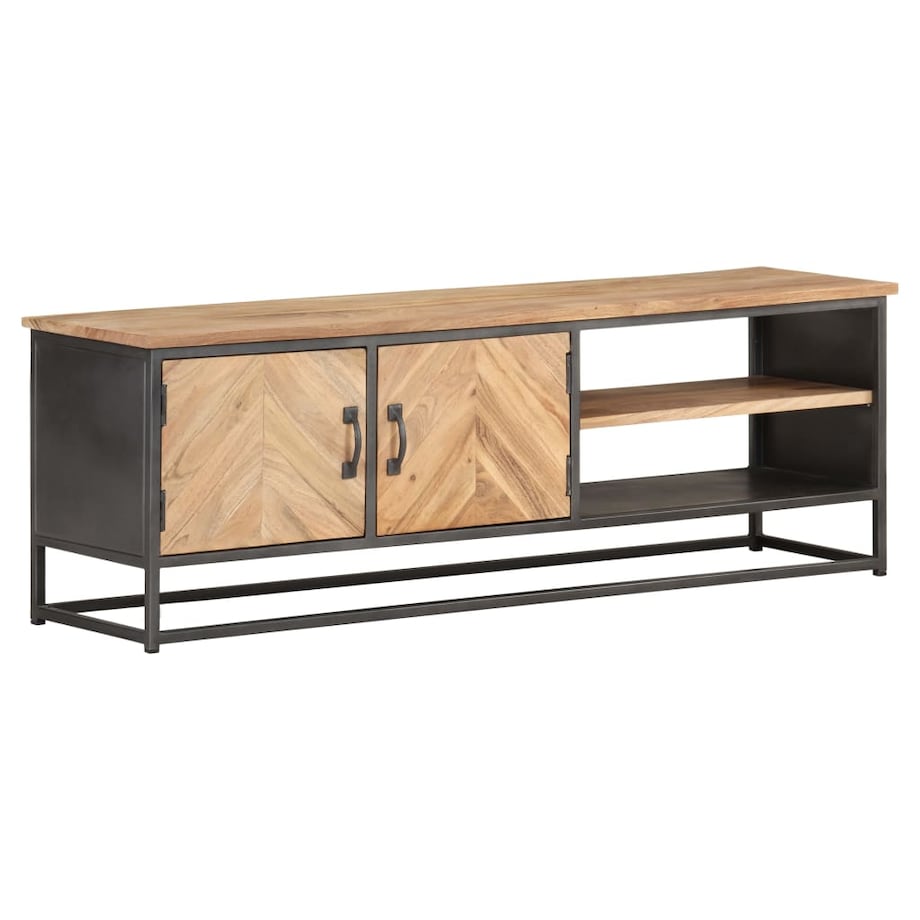 vidaXL Szafka pod TV, 120x30x40 cm, lite drewno akacjowe