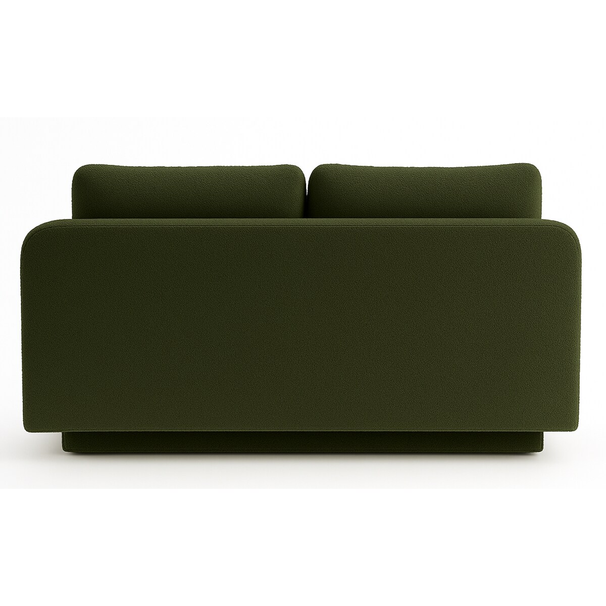 Kanapa Nowoczesna MAJA z funkcją spania w tkaninie boucle - zielony