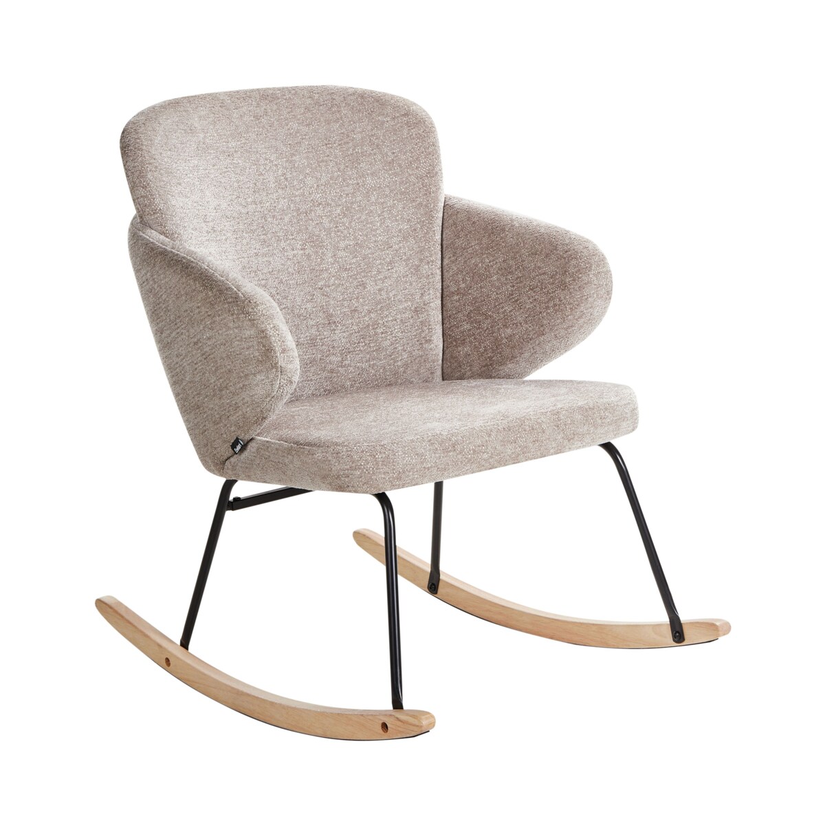 Fotel bujany VIKEN Beżowoszary