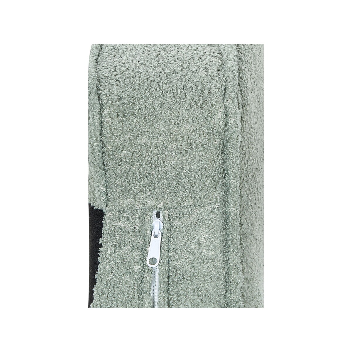 Szezlong boucle prawostronny zielony ALLIER