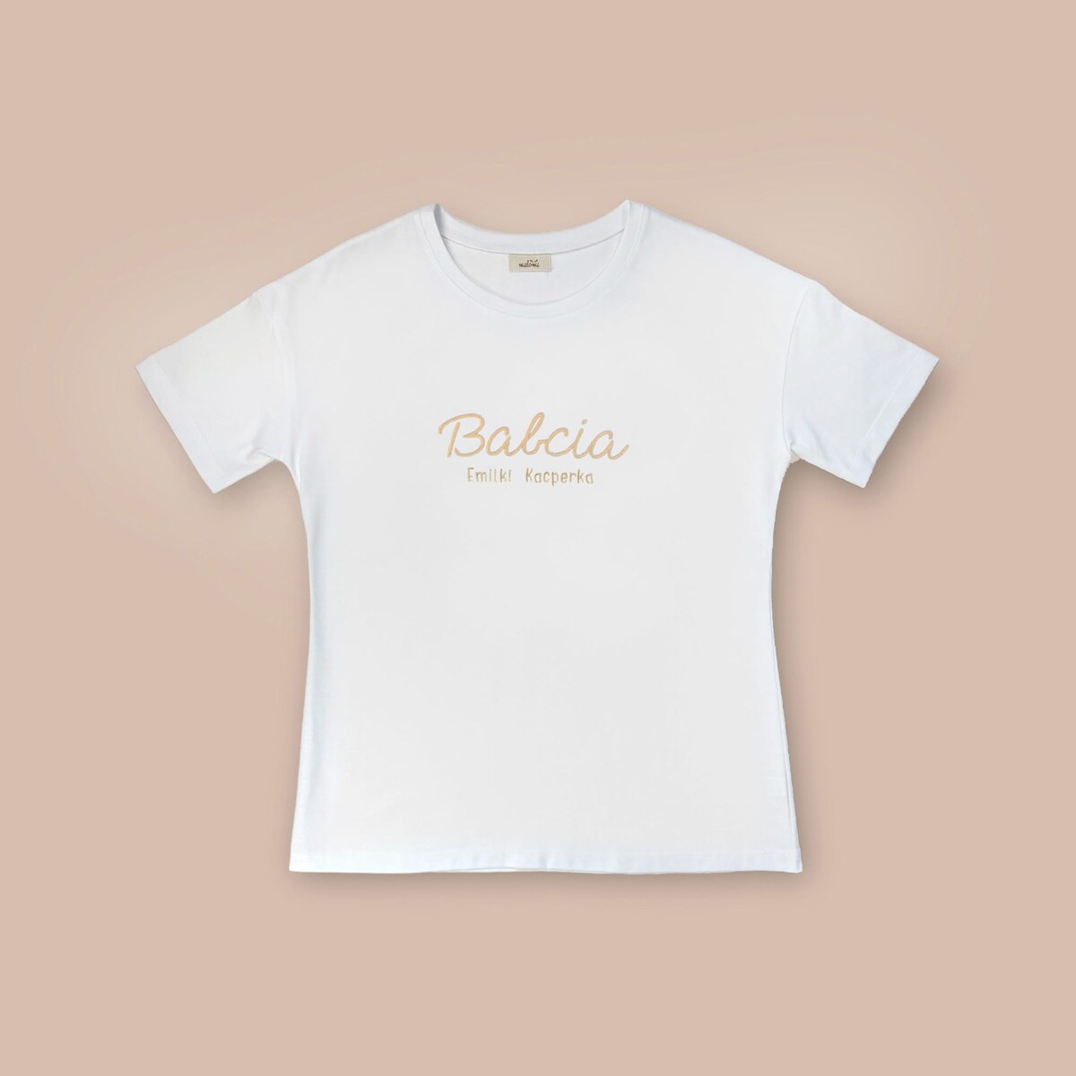 T-shirt biały damski - Babcia - M/L