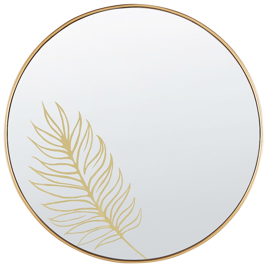 Lustro ścienne SAUVIE 57 cm 57 cm Złoty