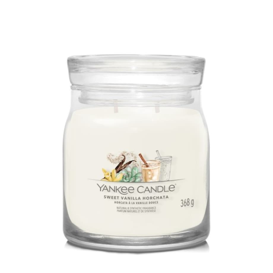 YC SIG.– Świeca średnia SWEET VANILLA HORCHATA