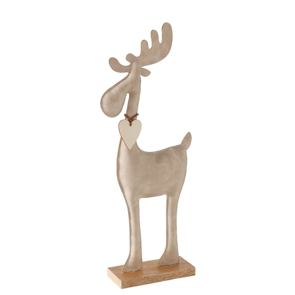 Figurka - ręcznie wykonany łoś 34x17x5 cm PODER-2 beżowy