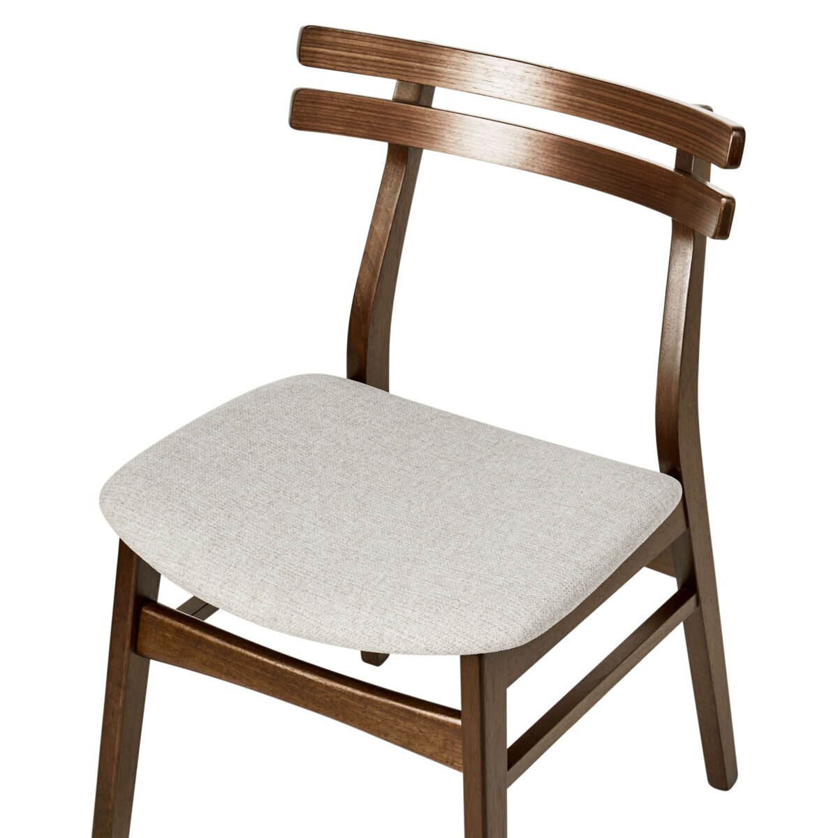 Zestaw 2 krzeseł do jadalni CYNTHIANA Jasnobeżowy