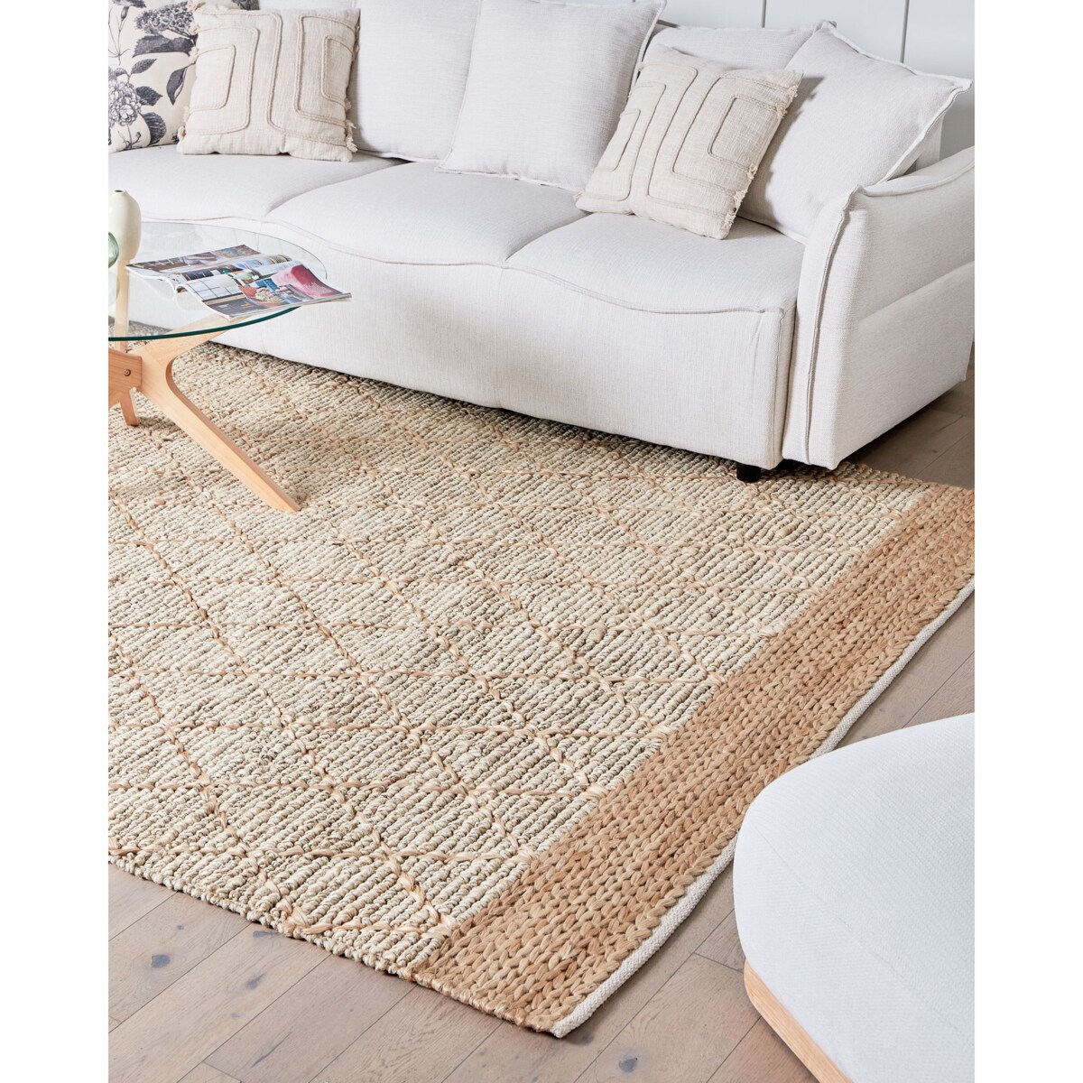 Dywan TELLIKAYA 200 x 300 cm Juta Beżowy