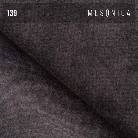 Hesto 3-osobowa rozkładana sofa - antracytowa