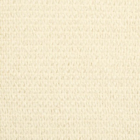 vidaXL Żagiel przeciwsłoneczny, 160 g/m², kremowy, 4,5x4,5x4,5 m, HDPE