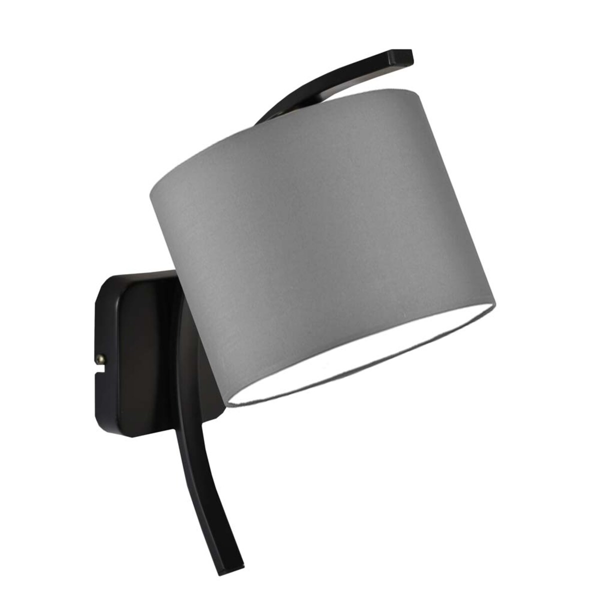 Kinkiet lampa ścienna lampa na ścianę z abażurem walec MOON
