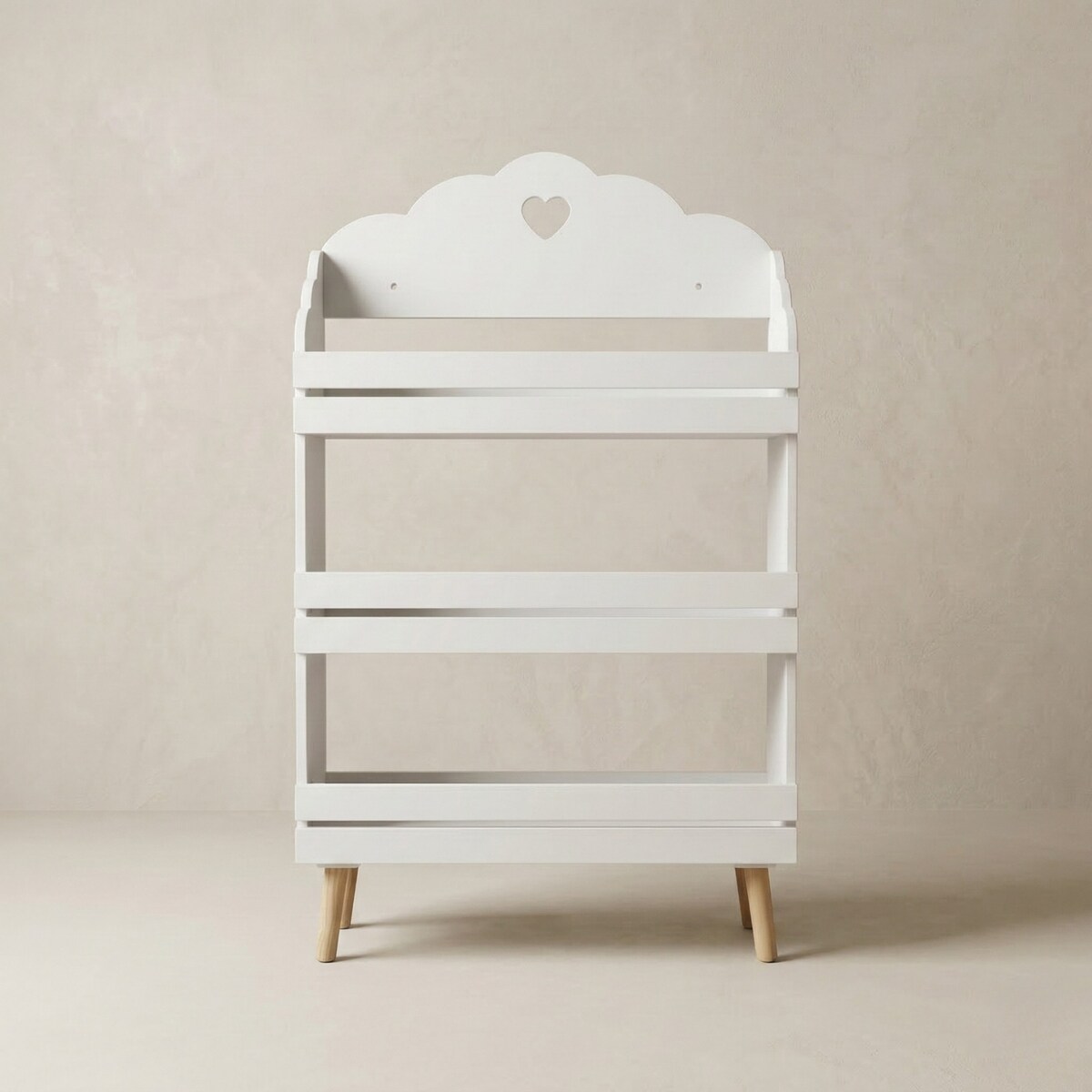 Regał do pokoju dziecięcego z motywem chmurki NUVU, 60 x 100 x 18 cm