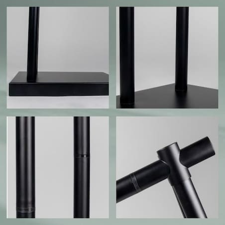 Wieszak na 2 ręczniki (czarny) Devin Kela