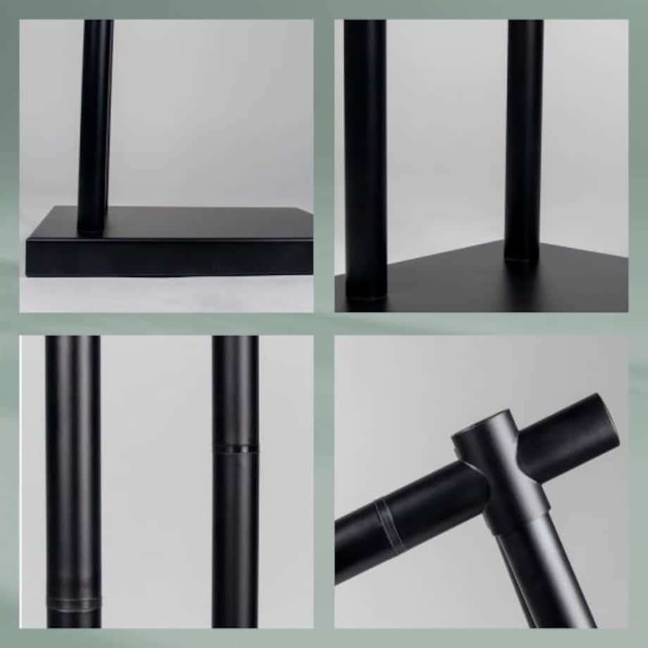 Wieszak na 2 ręczniki (czarny) Devin Kela