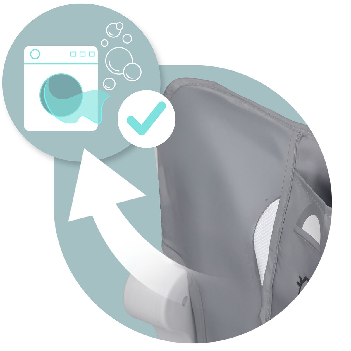 Barierka ochronna do łóżka Nukido zabezpieczająca bramka 200 cm 722900