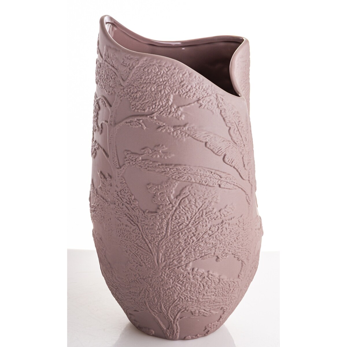 Wazon porcelanowy 36x19x16 cm MELINDA różowa