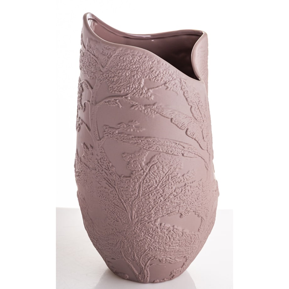 Wazon porcelanowy 36x19x16 cm MELINDA różowa