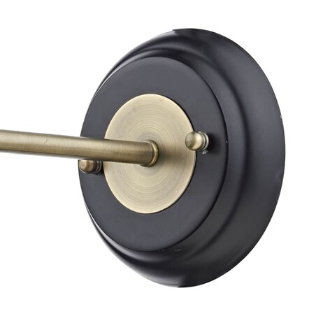 Regulowana lampa ścienna Hannover HAN0754 Dar Lighting retro mosiądz