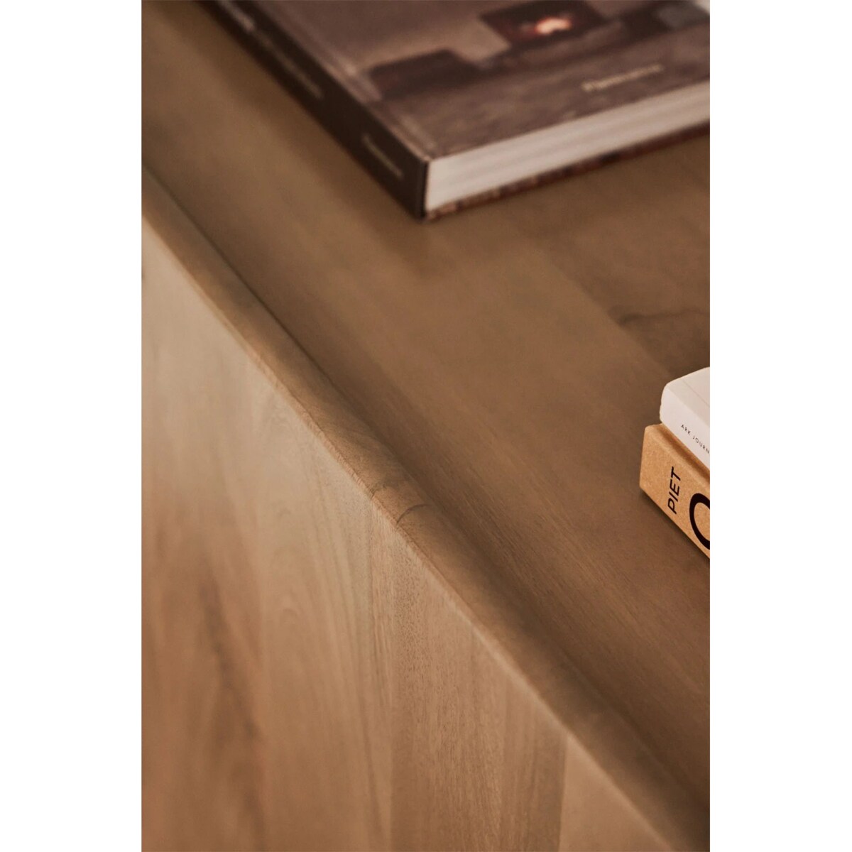 Komoda RTV 220x40 cm z drewna mango Agathe, naturalna