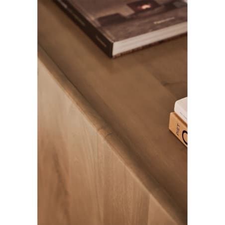 Komoda RTV 220x40 cm z drewna mango Agathe, naturalna