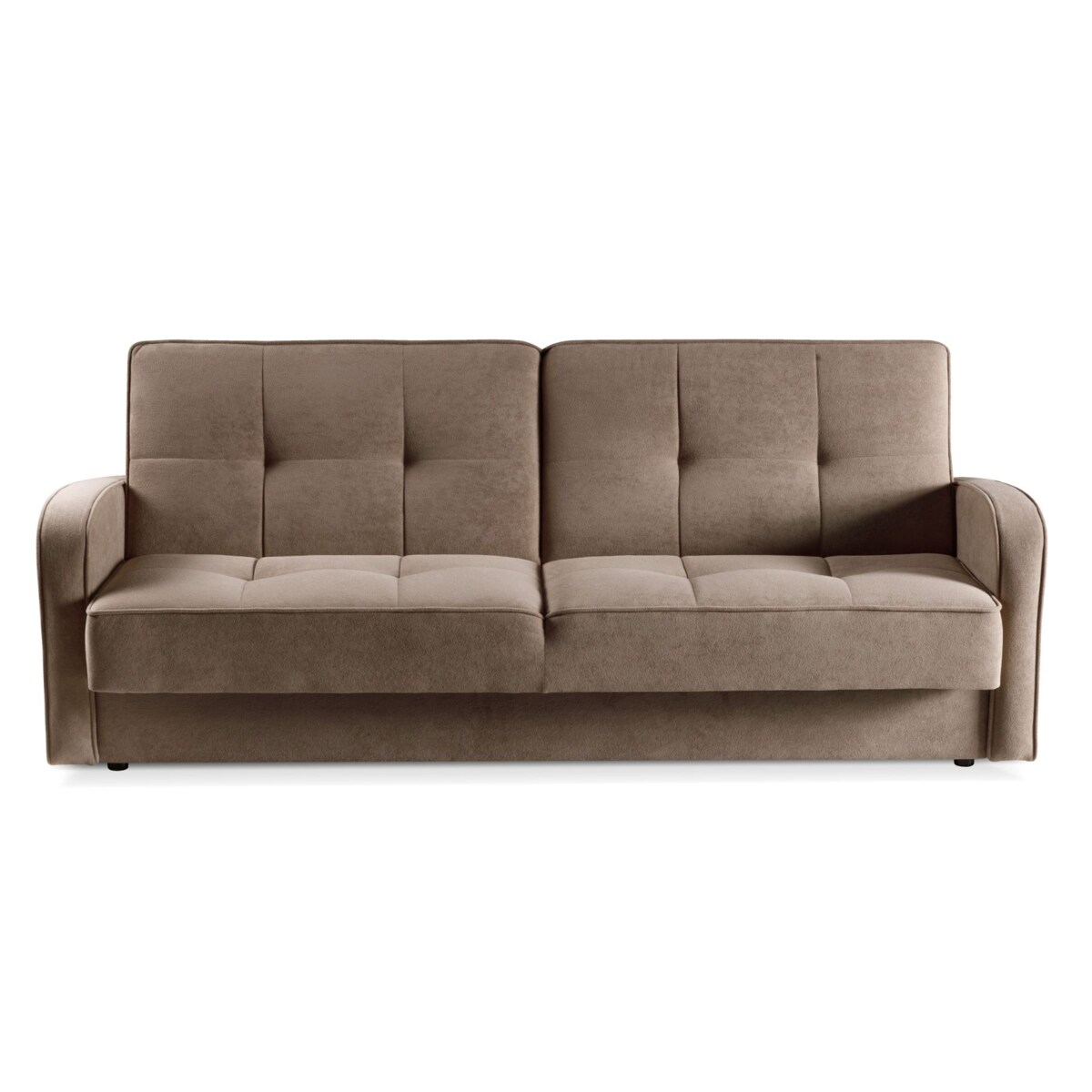 Wygodna wersalka do spania ARIS beżowo-szara