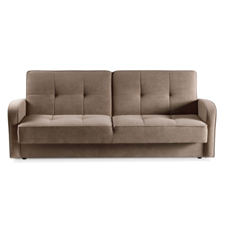 Wygodna wersalka do spania ARIS beżowo-szara