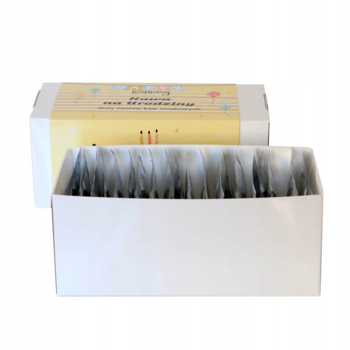 ZESTAW PREZENTOWY NA 30 40 50 60 URODZINY DLA KOBIETY FACETA KAWA DESEROWA