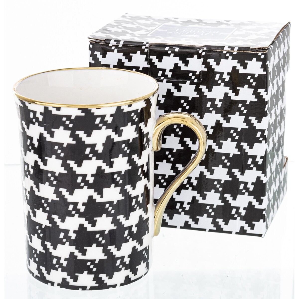 Kubek porcelanowy 450 ml PEPITKA - small 10x10x7,5 cm