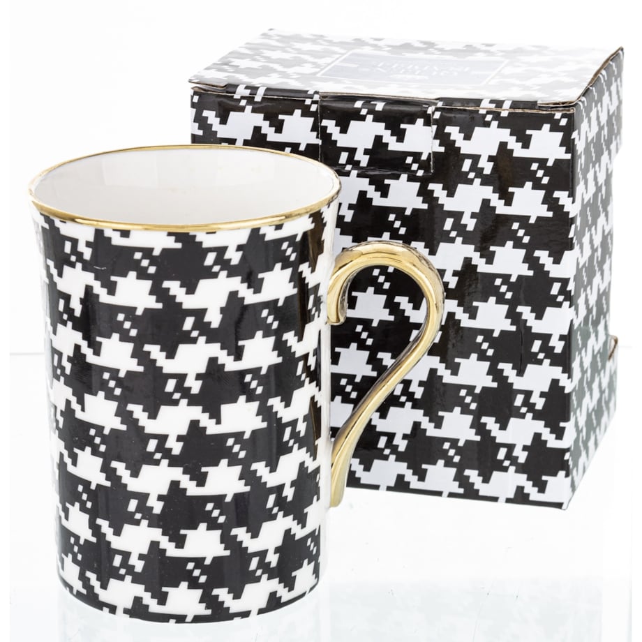 Kubek porcelanowy 450 ml PEPITKA - small 10x10x7,5 cm