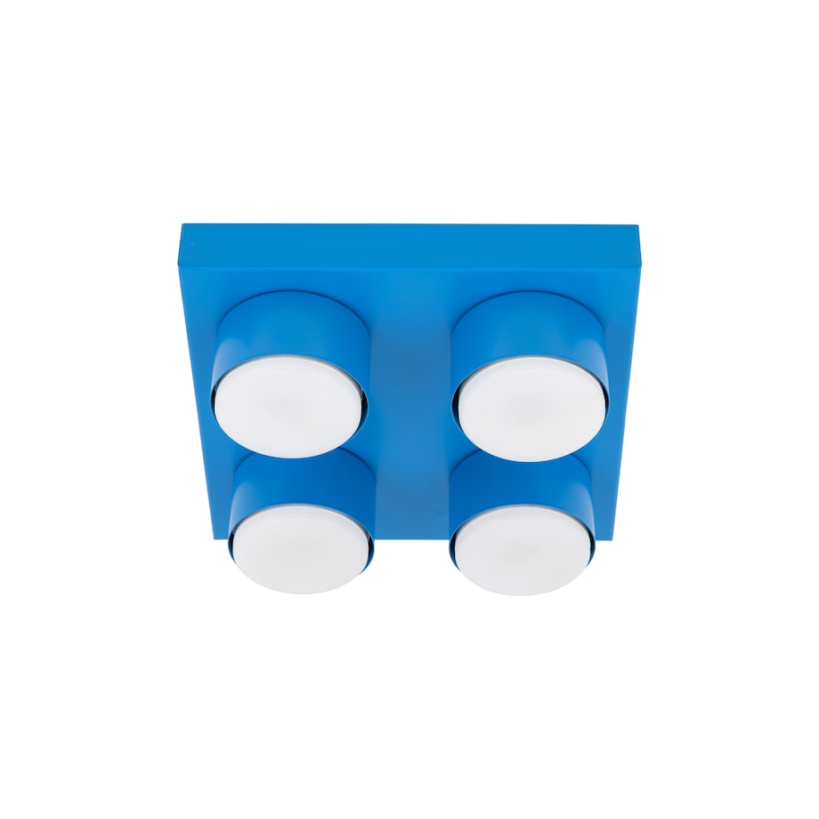 Lampa sufitowa BRIX BLUE 11284 TK Lighting, nowoczesny plafon niebieski