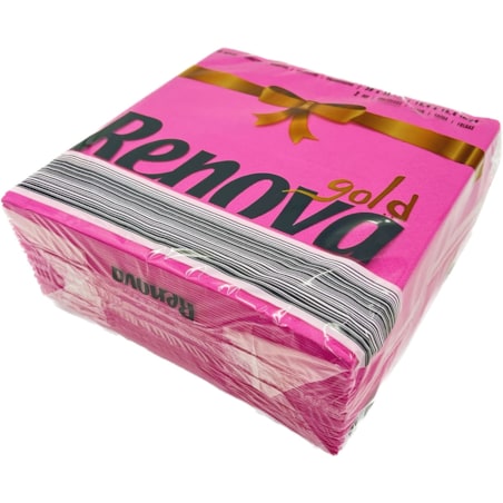 Serwetki stołowe Renova GOLD różowe 40szt