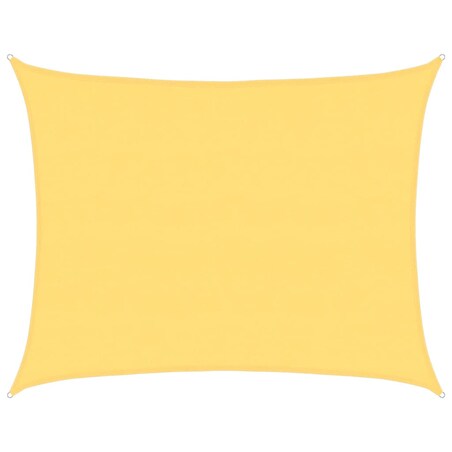 vidaXL Żagiel przeciwsłoneczny, 160 g/m², beżowy, 6x8 m, HDPE