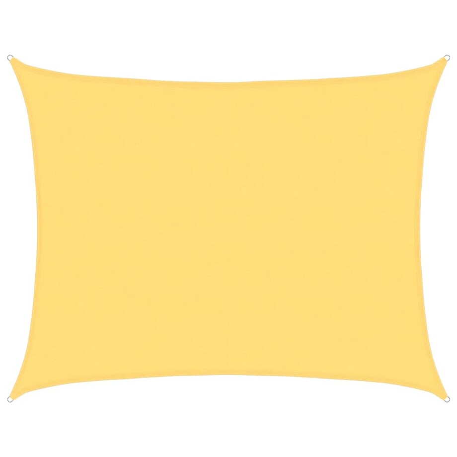 vidaXL Żagiel przeciwsłoneczny, 160 g/m², beżowy, 6x8 m, HDPE