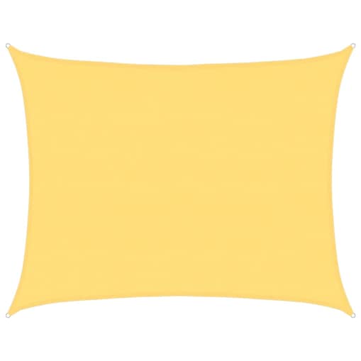 vidaXL Żagiel przeciwsłoneczny, 160 g/m², beżowy, 6x8 m, HDPE