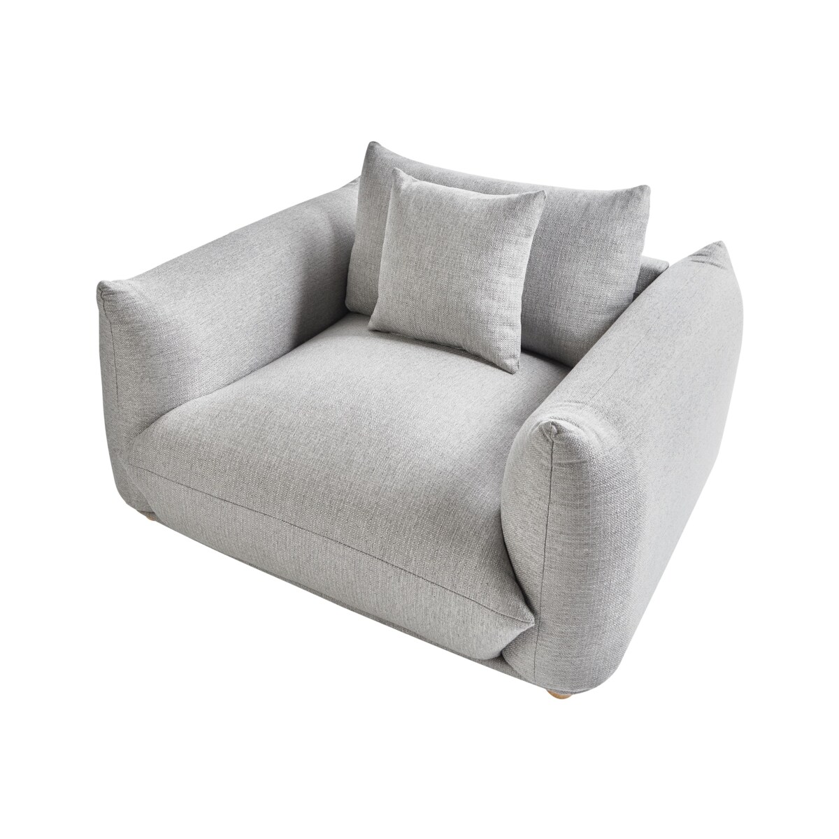 Fotel LUVOS Jasnoszary