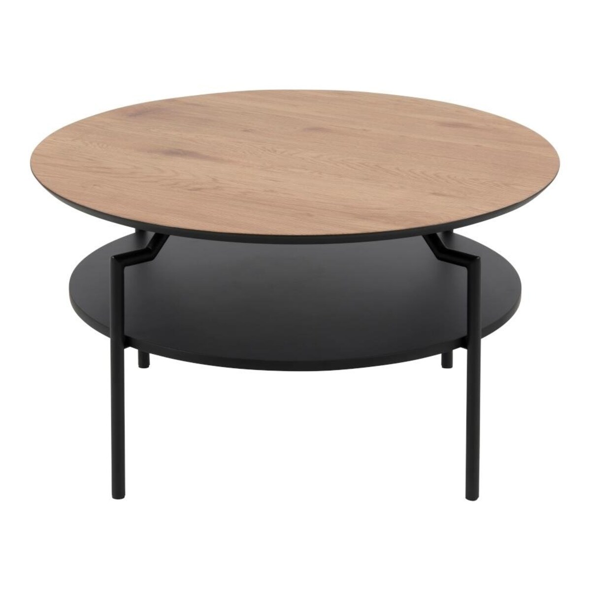 Stolik kawowy Goldington naturalny/czarny