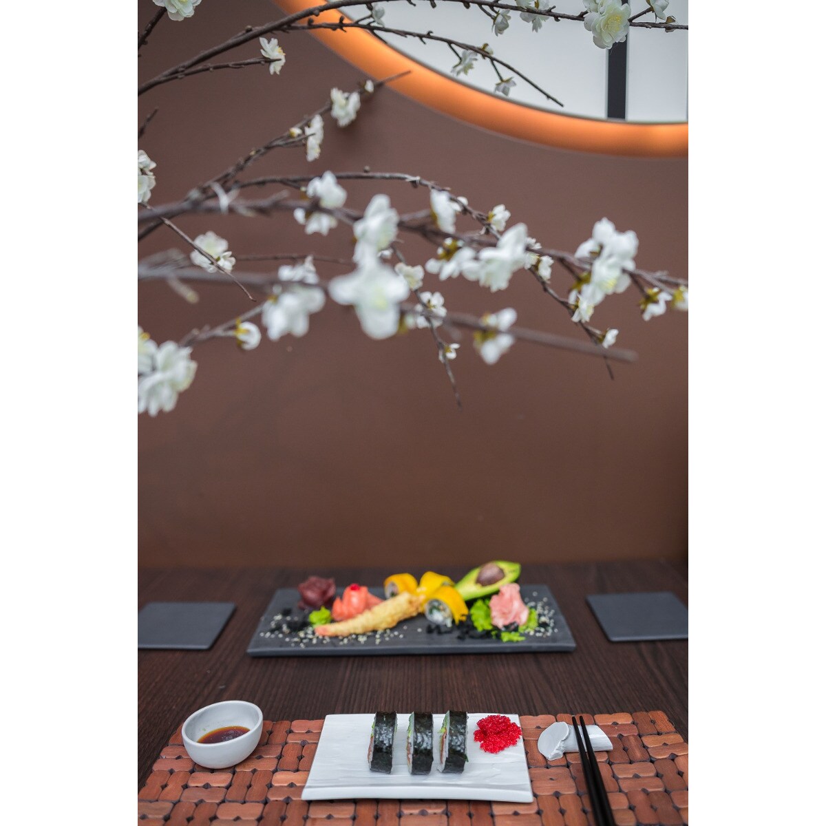 Zestaw Sushi dla 1 osoby 3 el. biały 0000