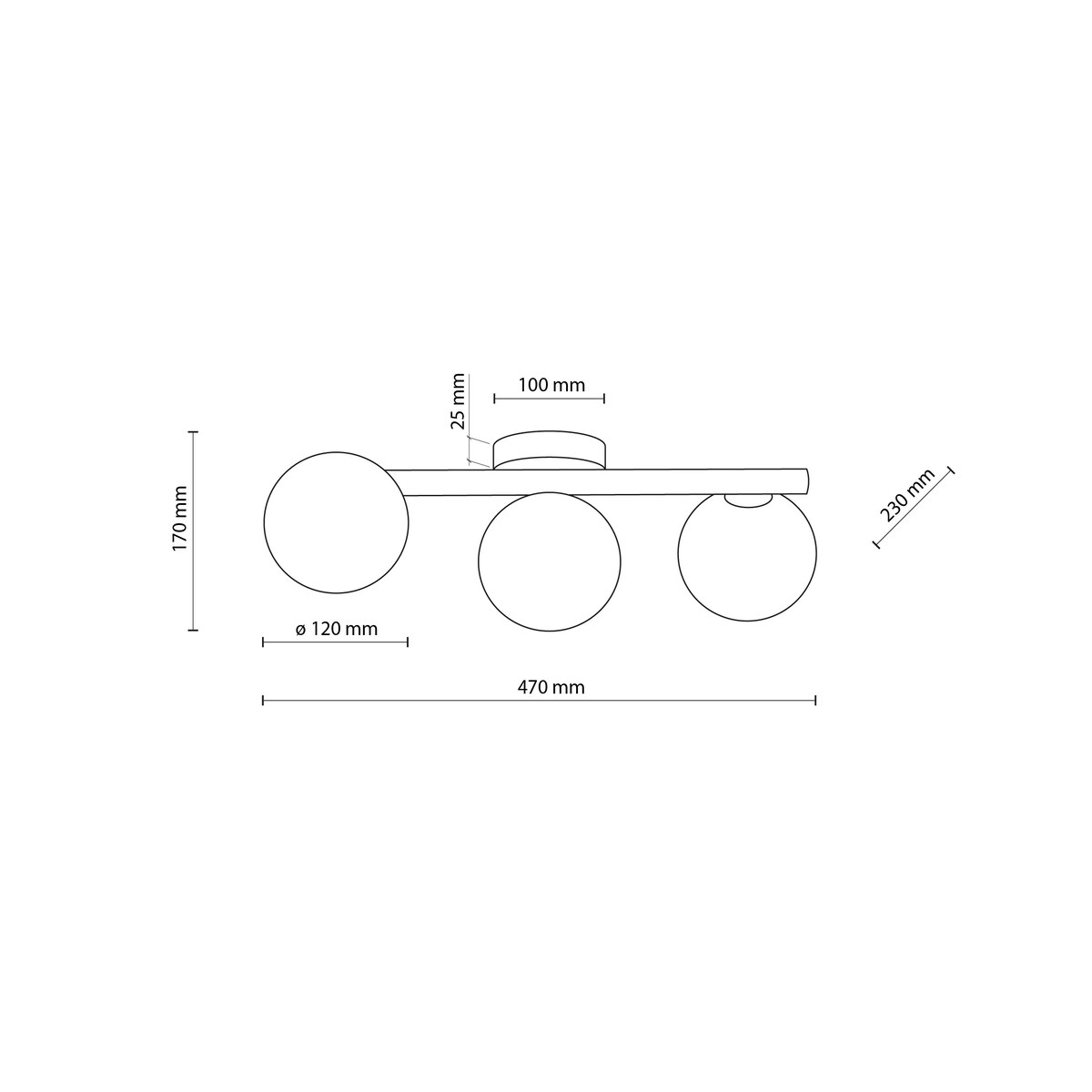Lampa sufitowa TK Lighting ESTERA WOOD ORZECH 10269 biała, orzech, 3xG9, nowoczesna do salonu i kuchni
