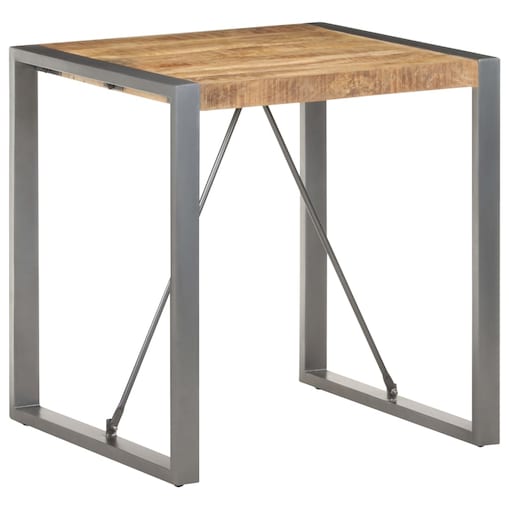 vidaXL Stół jadalniany, 70x70x75 cm, lite surowe drewno mango