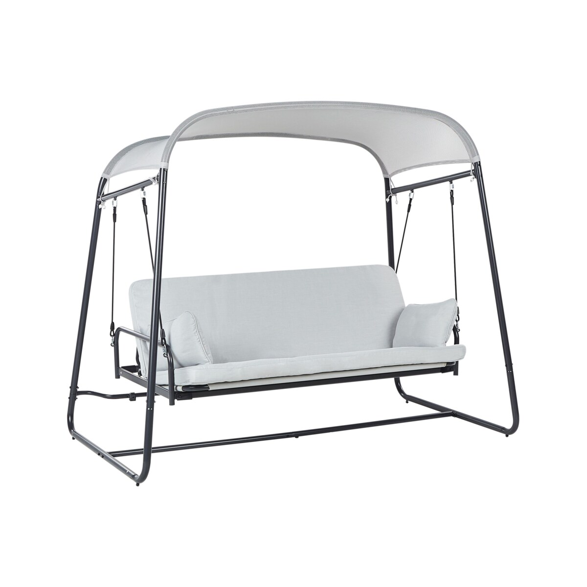 Huśtawka ogrodowa MARSCIANO Metal Jasnoszary