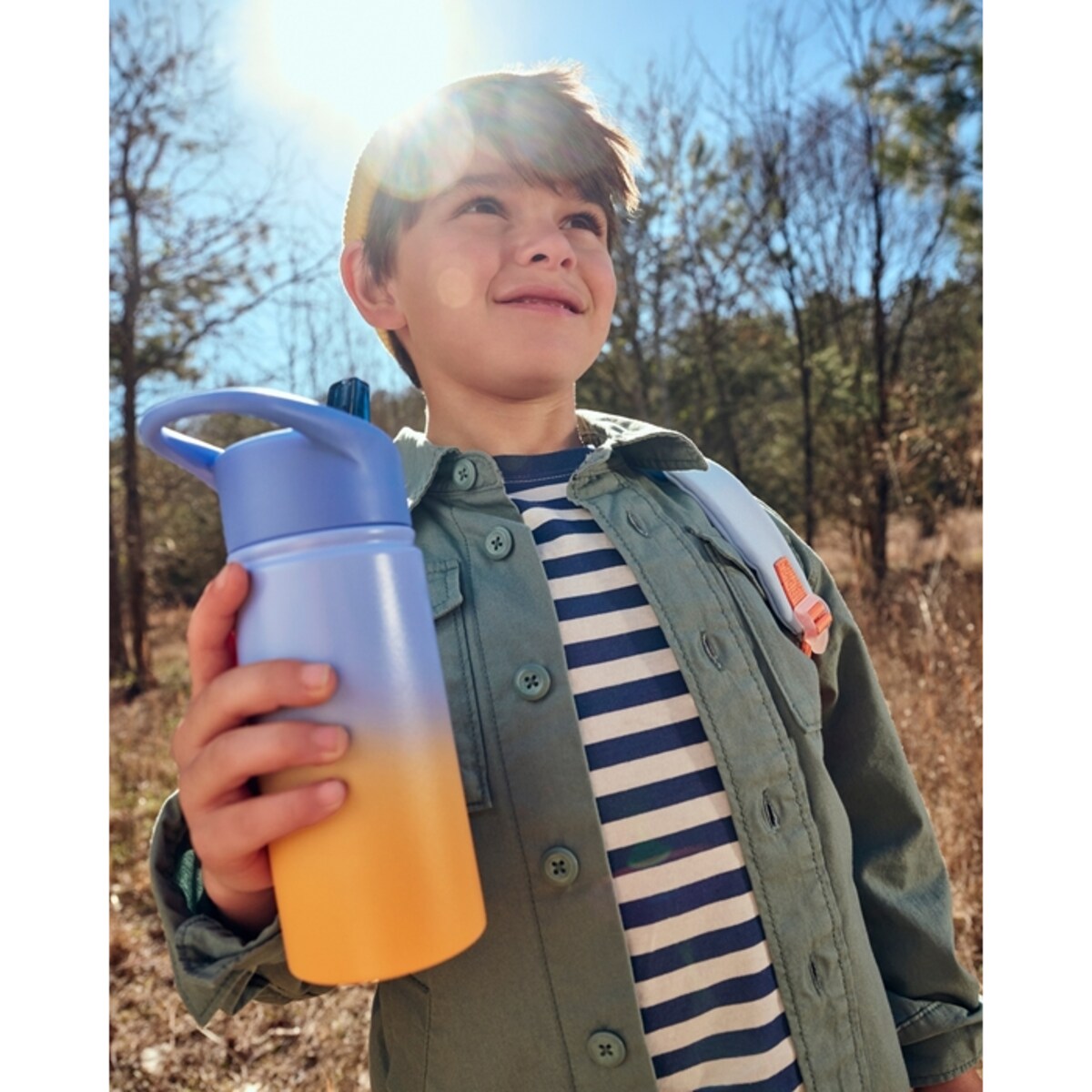 Skip Hop Butelka Termiczna z Ustnikiem 450ml Ombre Blue Wander