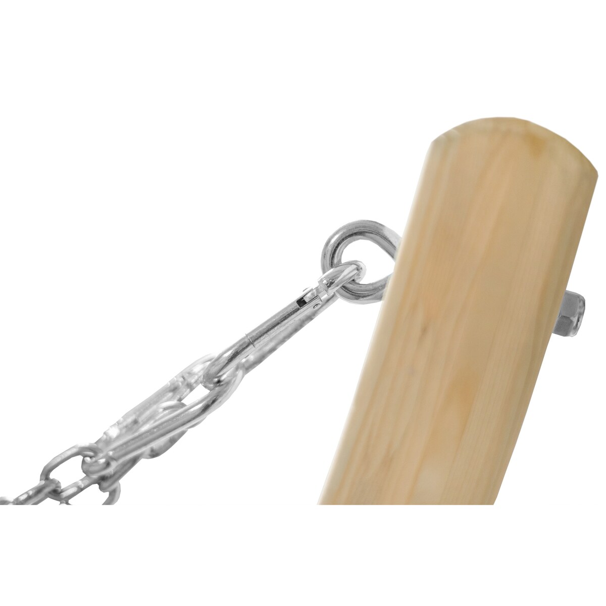 KONSIMO LENGER Drewniany hamak ogrodowy w ramie