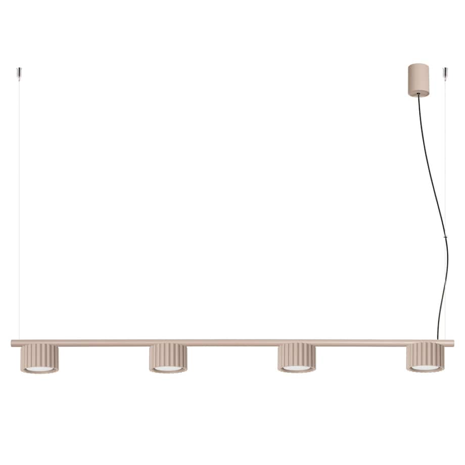 Żyrandol AURA 4 taupe Gx53