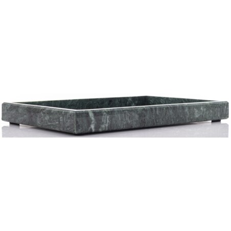 Taca dekoracyjna 30x20x3 cm MARMARILO-2 zielona