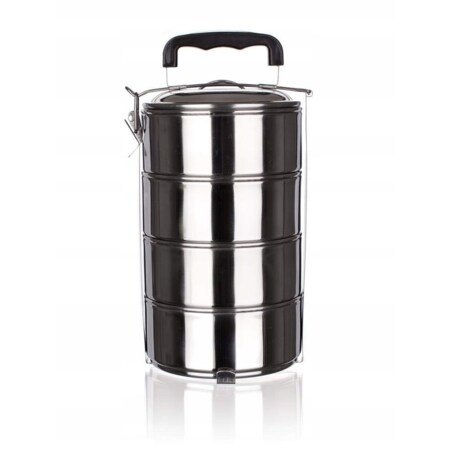 POJEMNIK MISKI NA JEDZENIE do przenoszenia żywności obiadowy 4 części