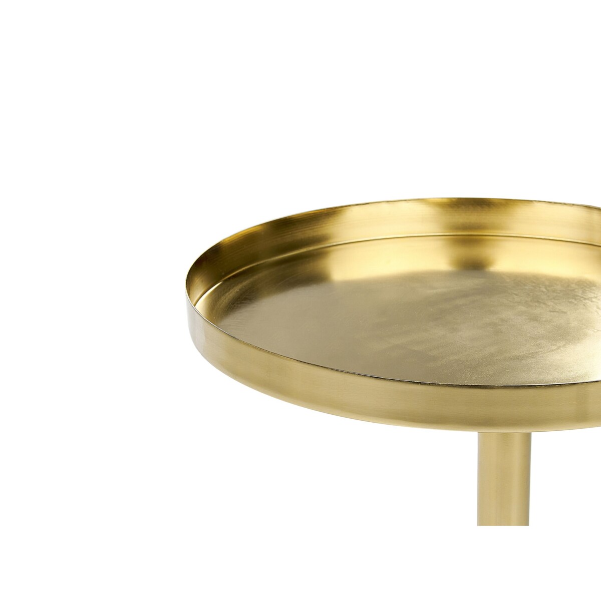 Stolik pomocniczy metalowy złoto-biały CAMELO