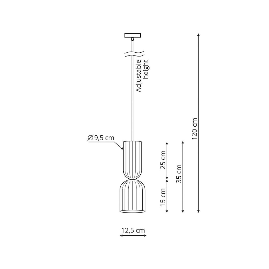 Lampa wisząca Light Prestige Balera zielony 1 x E27 1 szt.