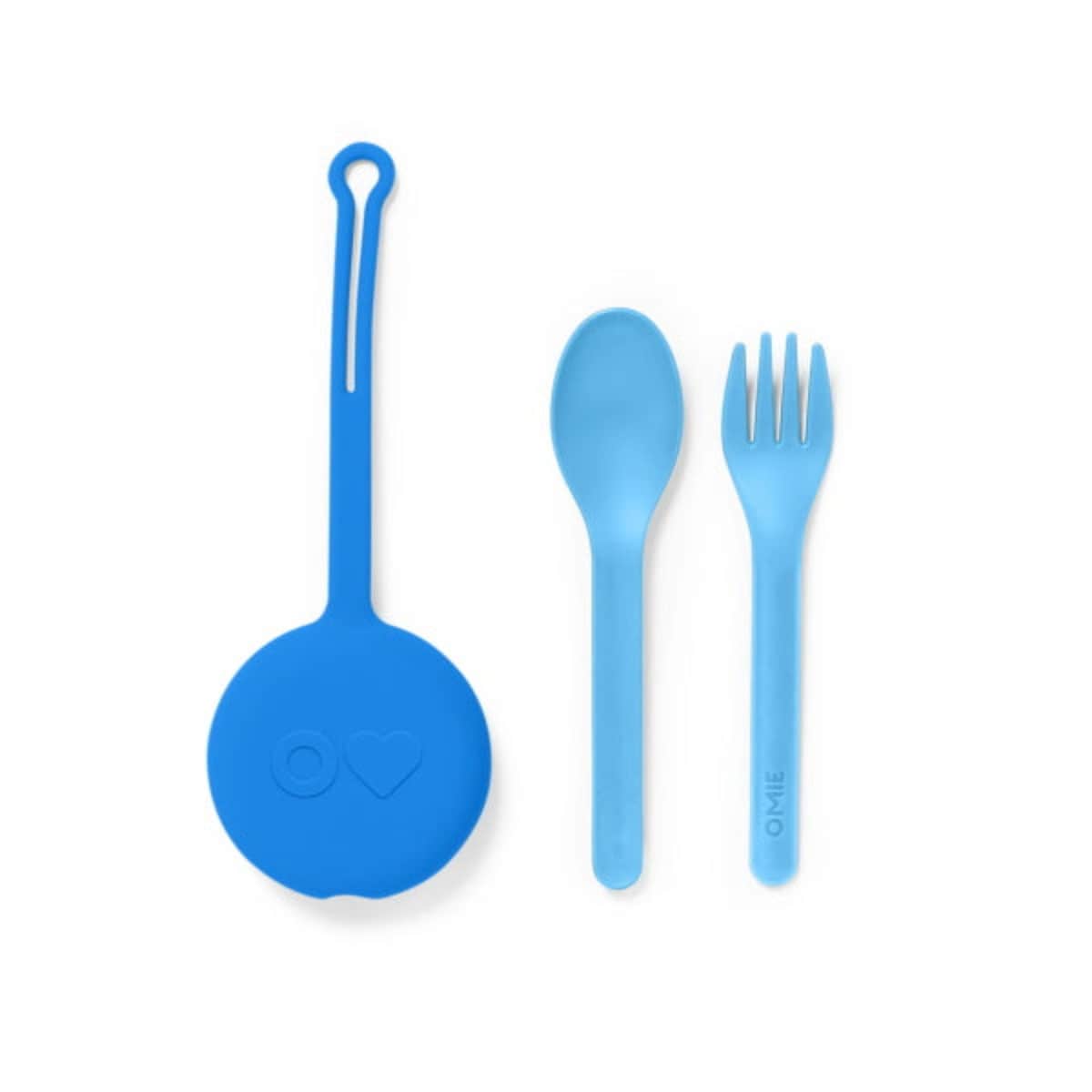 OMIE OMIEPOD zawieszka - pokrowiec ze sztućcami, Capri Blue